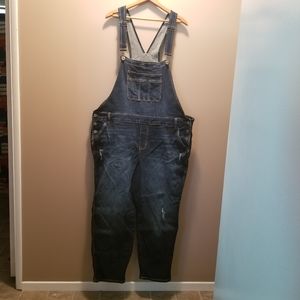 Torrid Dark Wash Denim Overalls
